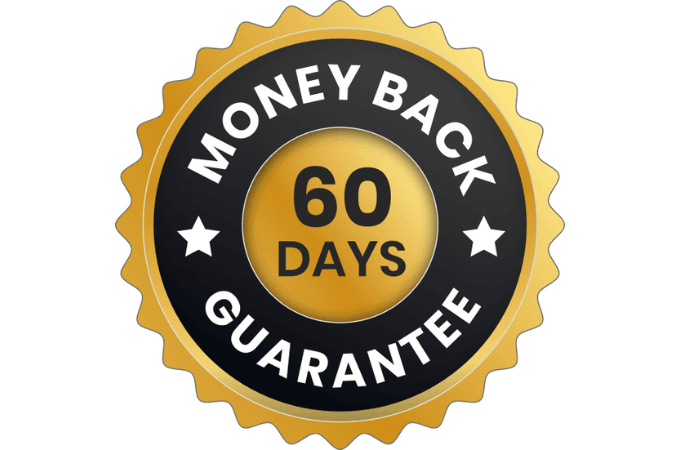 60 days money back guarantee